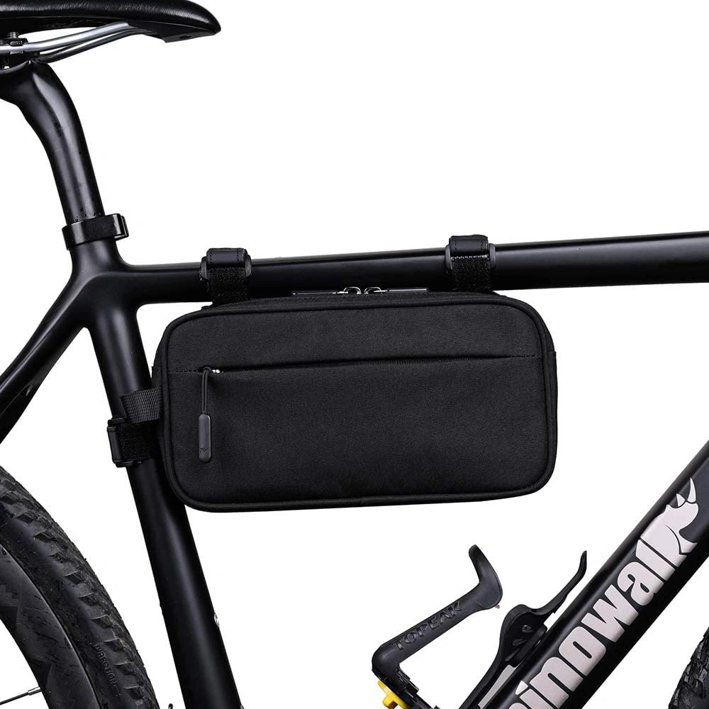 Black Mountain Bike Front Bag Road Bike Basket Bicycle Frame Bag