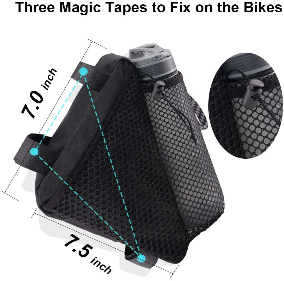 Bicycle Cycling Storage Triangle Frame Bag Top Tube Front Pouch Saddle Bag